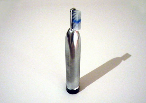 Toothbrush, 2002 
Hybrid of a toothbrush and vibrator.